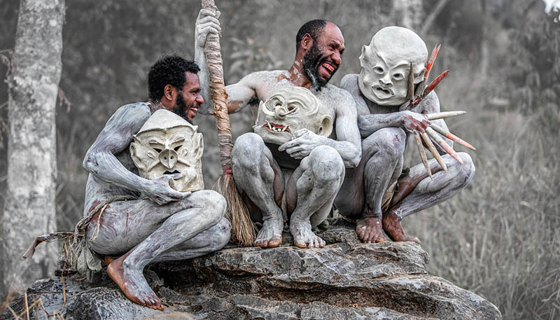 Papua-Neuguinea, Tribes of Papua, 