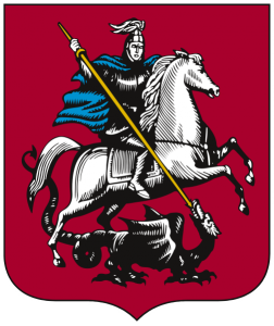 Wappen der Stadt Moskau