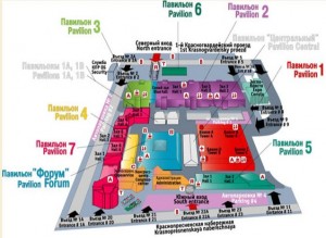 Messe- und Ausstellungsgelaende Expocentr in Moskau