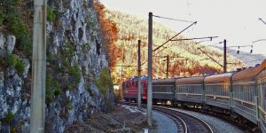 Bahnreise Transsibirische Eisenbahn russischer Streckenabschnitt