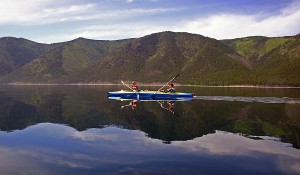 Kanu-Ausflug auf dem Baikalsee