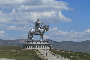 Dschingis Khan Statue Mongolei