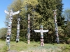 Totempfaehle im Stanley Park, Vancouverklein